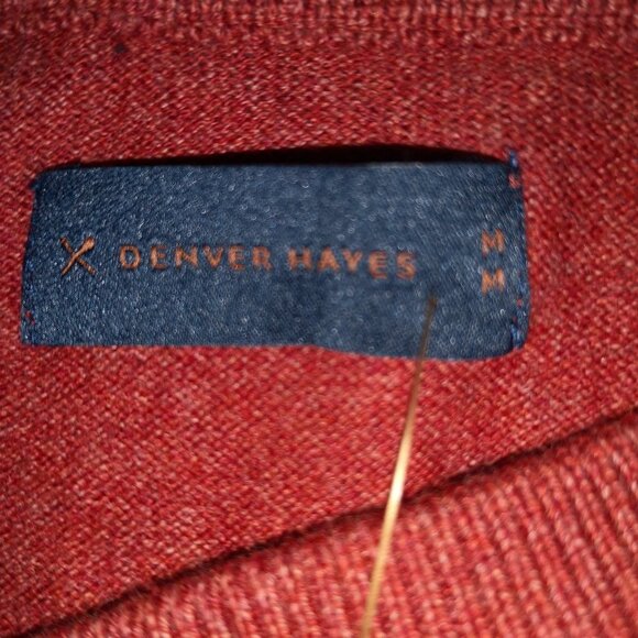 2 / $30.00 - NWT Denver Hayes Men's Size Medium V-neck Lightweight Sweater - Picture 3 of 7